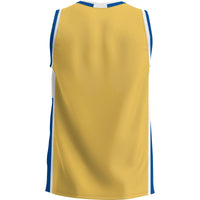 St. Mary's University Rattlers Basketball Jersey, Blue Lightweight Sportswear Jersey Shirt, Sleeveless Athletic Tank Jersey, Casual Gift for Men