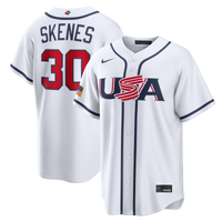USA Paul Skenes White 2026 World Classic Home Stadium Baseball Jersey, Sportswear Jersey Shirt, Lightweight Athletic Jersey, Casual Gift for Men