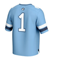 North Carolina Tar Heels Football Jersey, Blue Fashion Sportswear Jersey Shirt, Lightweight Breathable Athletic Jersey, Casual Gift for Men