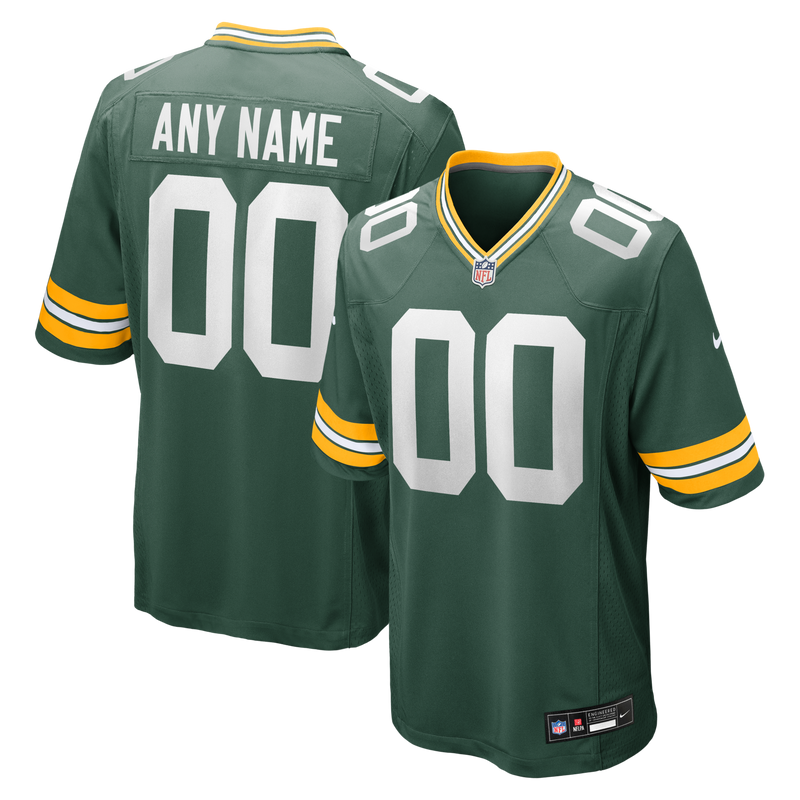 Green Bay Packers Football Jersey, Game Sportswear Jersey Shirt, Lightweight Breathable Athletic Jersey, Casual Gift for Men, Style 3887272