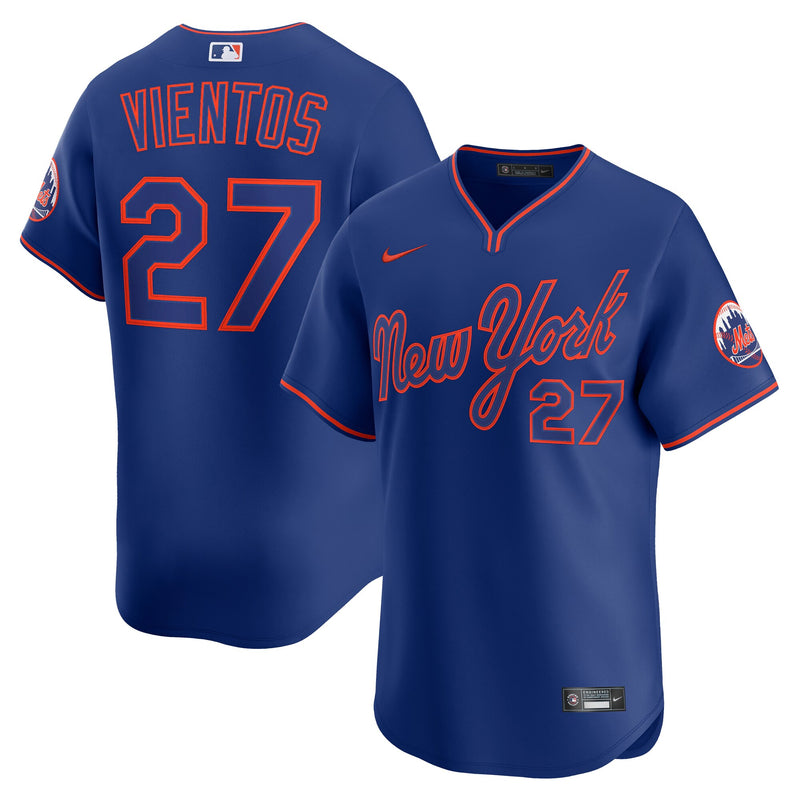 Mark Vientos New York Mets Baseball Jersey, Royal Limited Sportswear Jersey Shirt, Lightweight Breathable Athletic Jersey, Casual Gift for Men