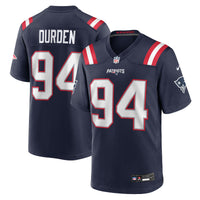 Cory Durden New England Patriots Football Jersey, Navy Game Sportswear Jersey Shirt, Lightweight Breathable Athletic Jersey, Casual Gift for Men
