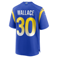 Josh Wallace Los Angeles Rams Football Jersey, Royal Game Sportswear Jersey Shirt, Lightweight Breathable Athletic Jersey, Casual Gift for Men