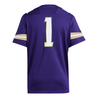 Washington Huskies Football Jersey, Purple Sportswear Jersey Shirt, Lightweight Breathable Athletic Jersey, Casual Gift for Men, Style 202538853