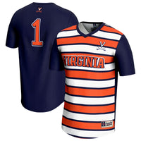 Virginia Cavaliers Soccer Jersey, Navy Sportswear Jersey Shirt, Lightweight Breathable Athletic Jersey, Casual Gift for Men, Style 203152691