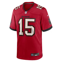 Tez Johnson Tampa Bay Buccaneers Football Jersey, Red Game Sportswear Jersey Shirt, Lightweight Breathable Athletic Jersey, Casual Gift for Men