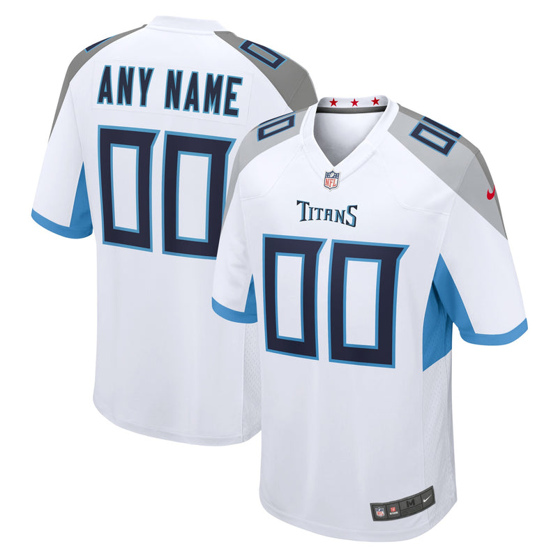 Tennessee Titans Football Jersey, White Game Sportswear Jersey Shirt, Lightweight Breathable Athletic Jersey, Casual Gift for Men, Style 3889183