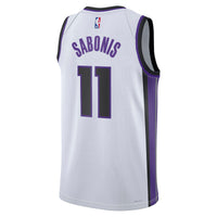 Domantas Sabonis Sacramento Kings Basketball Jersey, White Sportswear Jersey Shirt, Sleeveless Athletic Tank Jersey, Casual Gift for Men