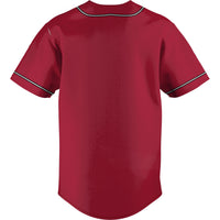 Eastern Washington Eagles Baseball Jersey, Red Lightweight Sportswear Jersey Shirt, Lightweight Breathable Athletic Jersey, Casual Gift for Men