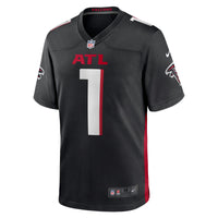 Number Dad Atlanta Falcons Football Jersey, Black Game Sportswear Jersey Shirt, Lightweight Breathable Athletic Jersey, Casual Gift for Men