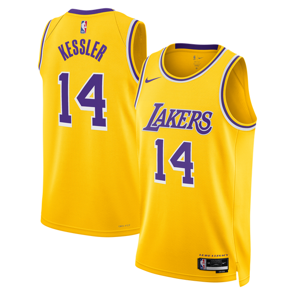 Los Angeles Lakers Icon Edition Swingman Jersey - Gold - Walker Kessler