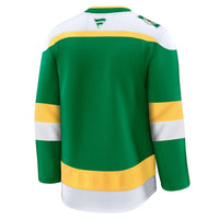 Minnesota Wild Hockey Jersey, Green Premium Sportswear Jersey Shirt, Long Sleeve Hockey Sweater Jersey, Casual Gift for Men, Style 202015699