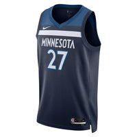 Rudy Gobert Minnesota Timberwolves Basketball Jersey, Navy Sportswear Jersey Shirt, Sleeveless Athletic Tank Jersey, Casual Gift for Men