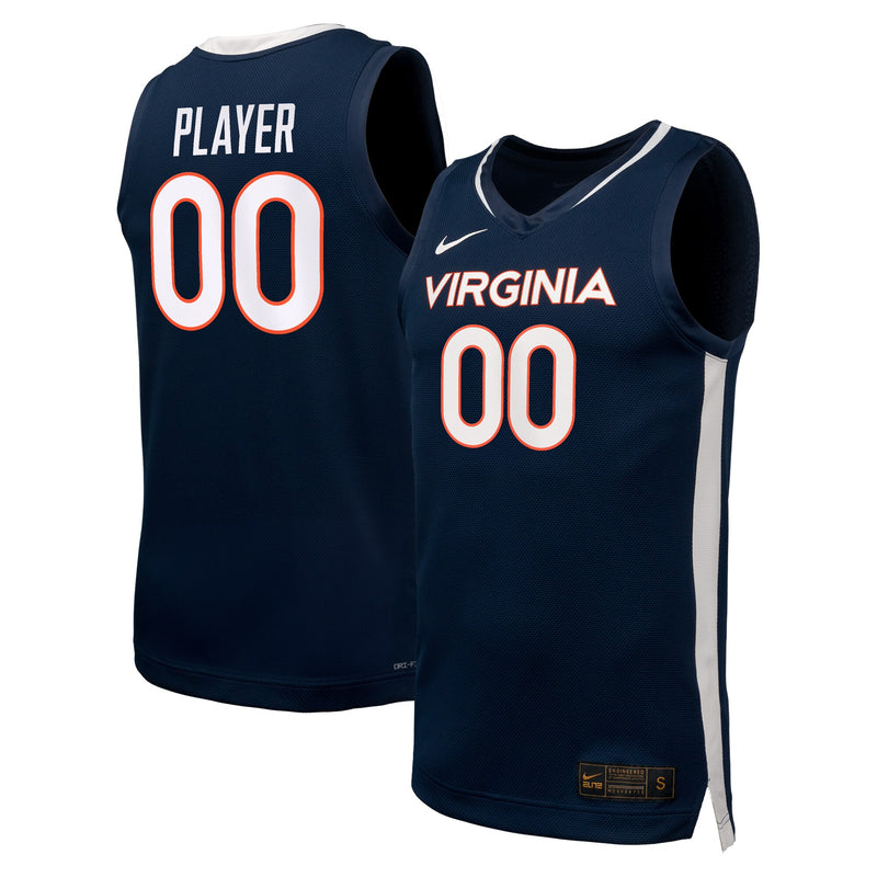 Virginia Cavaliers Basketball Jersey, Navy Sportswear Jersey Shirt, Sleeveless Athletic Tank Jersey, Casual Gift for Men, Style 202508894