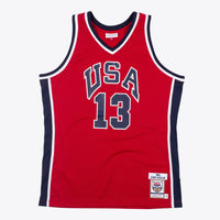 USA Authentic Jersey Chris Mullin 1984 Basketball Jersey, Sportswear Jersey Shirt, Sleeveless Athletic Tank Jersey, Casual Gift for Men