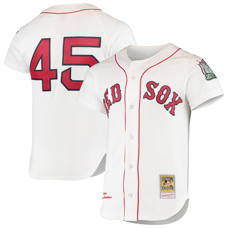 Pedro Martinez Boston Red Sox Baseball Jersey, White Sportswear Jersey Shirt, Lightweight Breathable Athletic Jersey, Casual Gift for Men