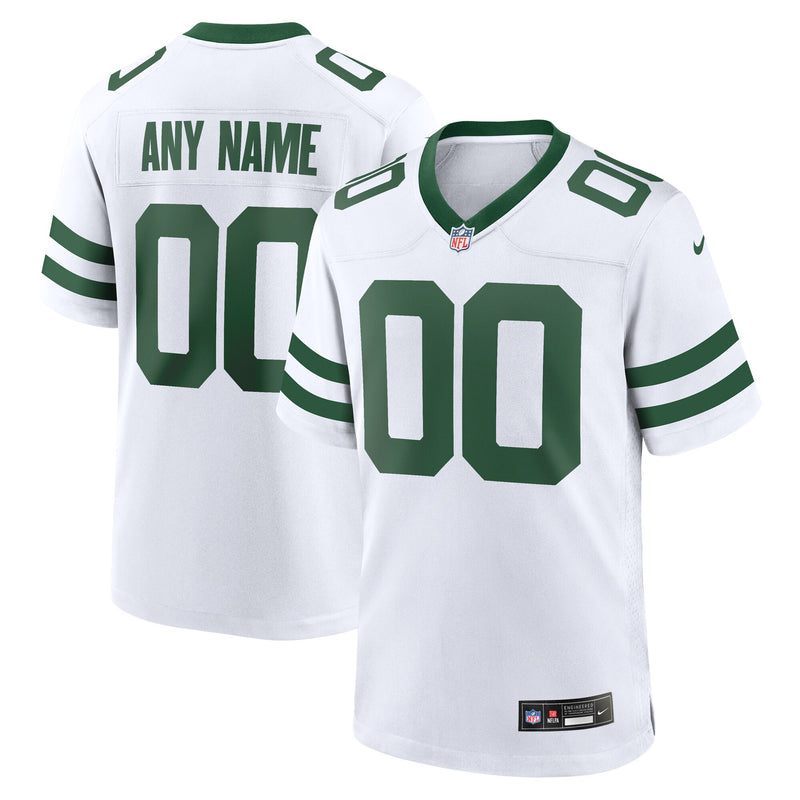 New York Jets Football Jersey, White Game Sportswear Jersey Shirt, Lightweight Breathable Athletic Jersey, Casual Gift for Men
