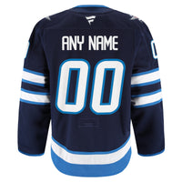 Winnipeg Jets Hockey Jersey, Navy Authentic Sportswear Jersey Shirt, Long Sleeve Hockey Sweater Jersey, Casual Gift for Men, Style 202056758