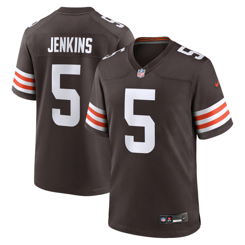 Rayshawn Jenkins Cleveland Browns Football Jersey, Brown Sportswear Jersey Shirt, Lightweight Breathable Athletic Jersey, Casual Gift for Men
