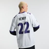 Derrick Henry Baltimore Ravens Football Jersey, White Game Sportswear Jersey Shirt, Lightweight Breathable Athletic Jersey, Casual Gift for Men