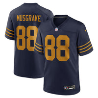 Luke Musgrave Green Bay Packers Football Jersey, Navy Game Sportswear Jersey Shirt, Lightweight Breathable Athletic Jersey, Casual Gift for Men