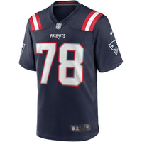 Bruce Armstrong New England Patriots Football Jersey, Navy Sportswear Jersey Shirt, Lightweight Breathable Athletic Jersey, Casual Gift for Men