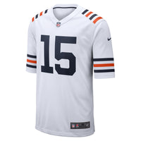 Rome Odunze Chicago Bears Football Jersey, White Game Sportswear Jersey Shirt, Lightweight Breathable Athletic Jersey, Casual Gift for Men