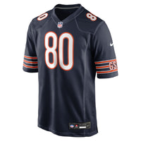 Qadir Ismail Chicago Bears Football Jersey, Navy Game Sportswear Jersey Shirt, Lightweight Breathable Athletic Jersey, Casual Gift for Men