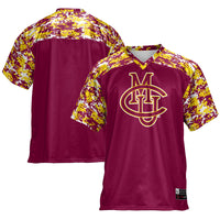 CMU Mavericks Football Jersey, Maroon Sportswear Jersey Shirt, Lightweight Breathable Athletic Jersey, Casual Gift for Men