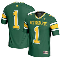 NDSU Bison Football Jersey, Green Sportswear Jersey Shirt, Lightweight Breathable Athletic Jersey, Casual Gift for Men, Style 5234331