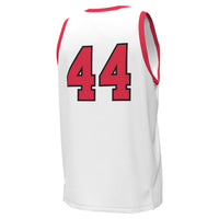 Utah Utes Basketball Jersey, White Replica Sportswear Jersey Shirt, Sleeveless Athletic Tank Jersey, Casual Gift for Men