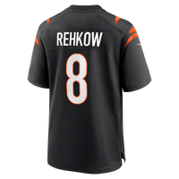 Ryan Rehkow Cincinnati Bengals Football Jersey, Black Game Sportswear Jersey Shirt, Lightweight Breathable Athletic Jersey, Casual Gift for Men