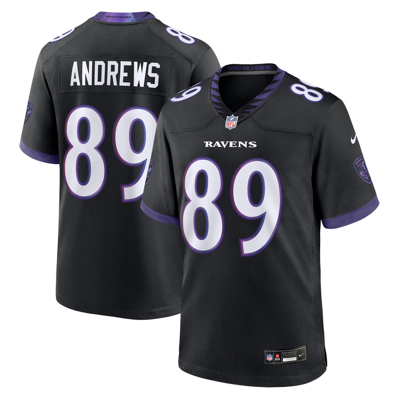 Mark Andrews Baltimore Ravens Football Jersey, Black Game Sportswear Jersey Shirt, Lightweight Breathable Athletic Jersey, Casual Gift for Men