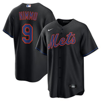 Brandon Nimmo New York Mets Baseball Jersey, Black Replica Sportswear Jersey Shirt, Lightweight Breathable Athletic Jersey, Casual Gift for Men
