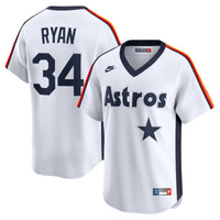 Nolan Ryan Houston Astros Baseball Jersey, White Limited Sportswear Jersey Shirt, Lightweight Breathable Athletic Jersey, Casual Gift for Men