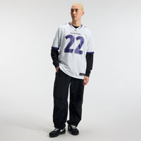 Derrick Henry Baltimore Ravens Football Jersey, White Game Sportswear Jersey Shirt, Lightweight Breathable Athletic Jersey, Casual Gift for Men