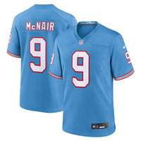 Steve McNair Tennessee Titans Football Jersey, Blue Game Sportswear Jersey Shirt, Lightweight Breathable Athletic Jersey, Casual Gift for Men