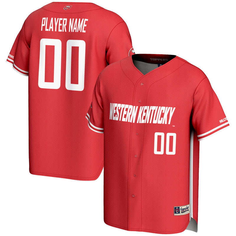 Western Kentucky Hilltoppers Baseball Jersey, Sportswear Jersey Shirt, Lightweight Athletic Jersey, Casual Gift for Men, Style 200097238
