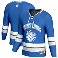 Saint Louis Billikens Hockey Jersey, Blue Sportswear Jersey Shirt, Long Sleeve Hockey Sweater Jersey, Casual Gift for Men