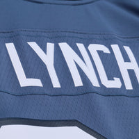 Marshawn Lynch Seattle Seahawks Football Jersey, Blue Sportswear Jersey Shirt, Lightweight Breathable Athletic Jersey, Casual Gift for Men