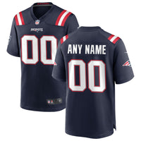 Navy Custom Game Jersey New England Patriots Football Jersey, Sportswear Jersey Shirt, Lightweight Athletic Jersey, Casual Gift for Men