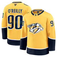 Ryan O'Reilly Nashville Predators Hockey Jersey, Yellow Premium Sportswear Jersey Shirt, Long Sleeve Hockey Sweater Jersey, Casual Gift for Men