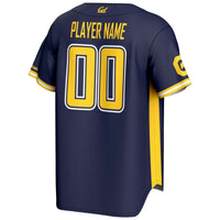 Cal Bears Baseball Jersey, Navy Sportswear Jersey Shirt, Lightweight Breathable Athletic Jersey, Casual Gift for Men, Style 200097237
