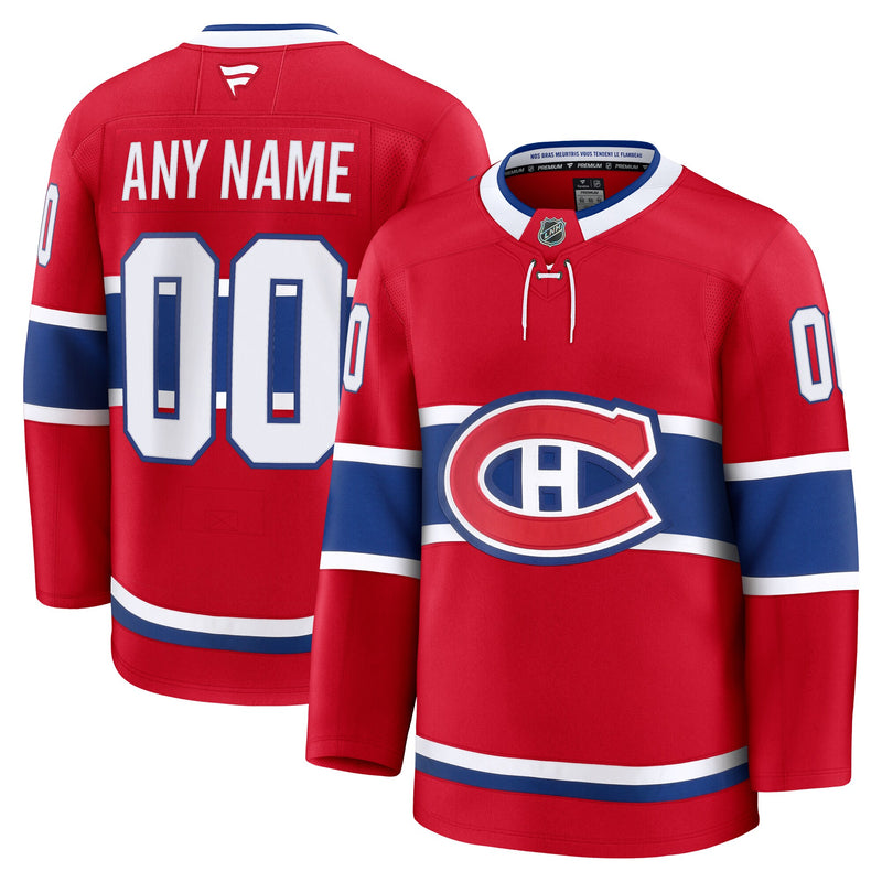 Montreal Canadiens Hockey Jersey, Red Premium Sportswear Jersey Shirt, Long Sleeve Hockey Sweater Jersey, Casual Gift for Men, Style 202055709