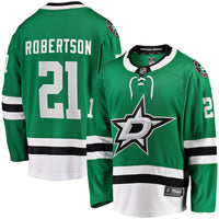 Jason Robertson Dallas Stars Hockey Jersey, Kelly Green Replica Sportswear Jersey Shirt, Long Sleeve Hockey Sweater Jersey, Casual Gift for Men