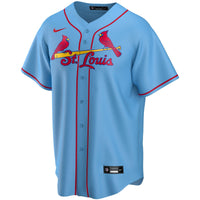 St. Louis Cardinals Baseball Jersey, Light Blue Replica Sportswear Jersey Shirt, Lightweight Breathable Athletic Jersey, Casual Gift for Men