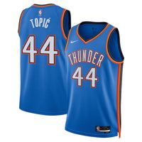 Nikola Topić Oklahoma City Thunder Basketball Jersey, Blue Sportswear Jersey Shirt, Sleeveless Athletic Tank Jersey, Casual Gift for Men
