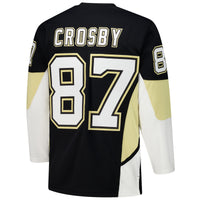 Sidney Crosby Pittsburgh Penguins Hockey Jersey, Black Sportswear Jersey Shirt, Long Sleeve Hockey Sweater Jersey, Casual Gift for Men