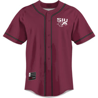 Southern Illinois Salukis Baseball Jersey, Maroon Sportswear Jersey Shirt, Lightweight Breathable Athletic Jersey, Casual Gift for Men