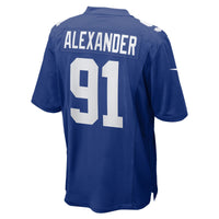 Darius Alexander New York Giants Football Jersey, Royal Sportswear Jersey Shirt, Lightweight Breathable Athletic Jersey, Casual Gift for Men